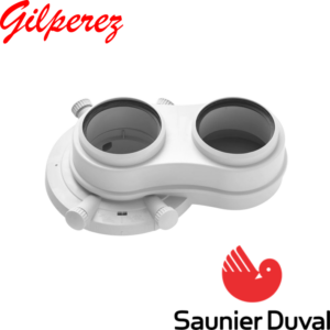 Adaptador Doble Flujo 80/80 Saunier MI