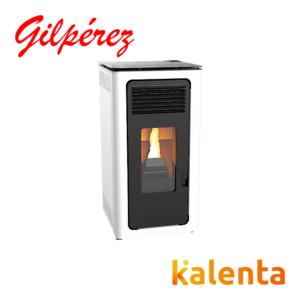 Estufa Pellets Aire Audax 10 kW Blanco Opaco