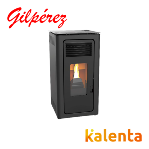 Estufa Pellets Aire Audax  6 kW Negro