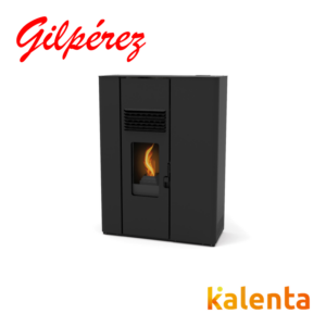 Estufa Pellets Aire Audax Slim 3,5-9,4 kW Negro